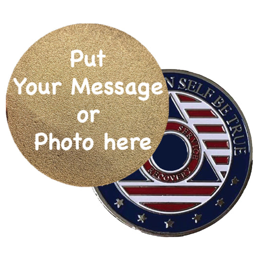 Customize Your Own Patriotic AA Sobriety Coin